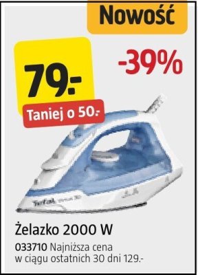 Żelazko 2000 W Tefal promocja w Jula