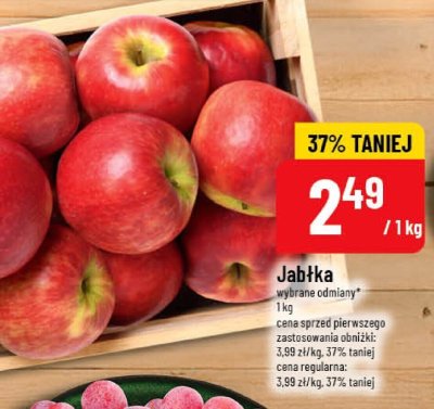 Jabłka świeże z polskich zbiorów promocja w POLOmarket