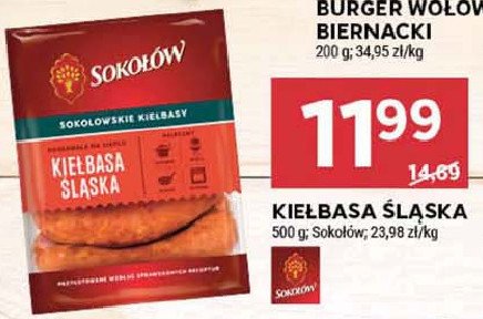 Kiełbasa śląska drobiowa Sokołów grill house promocja w Selgros