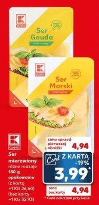 Ser morski K-classic promocja