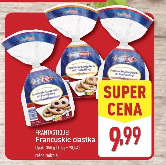 Ciasteczka z truskawką Frantastique! promocja w Aldi