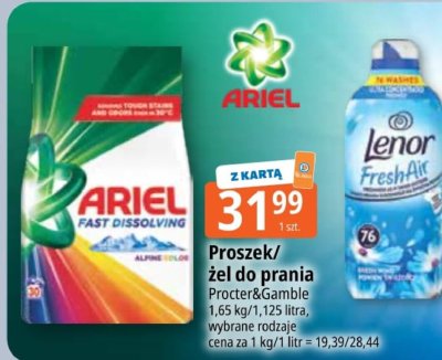 Proszek/żel do prania Procter&Gamble Ariel promocja w Leclerc