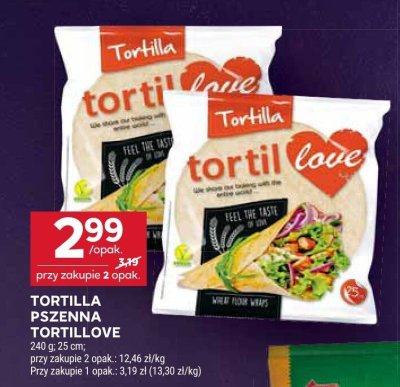 Tortilla pszenna Tortilla Tortillove promocja w Stokrotka
