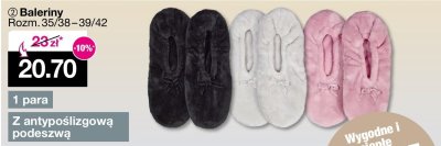 Baleriny promocja w Woolworth