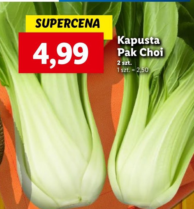 Kapusta pak choi promocja
