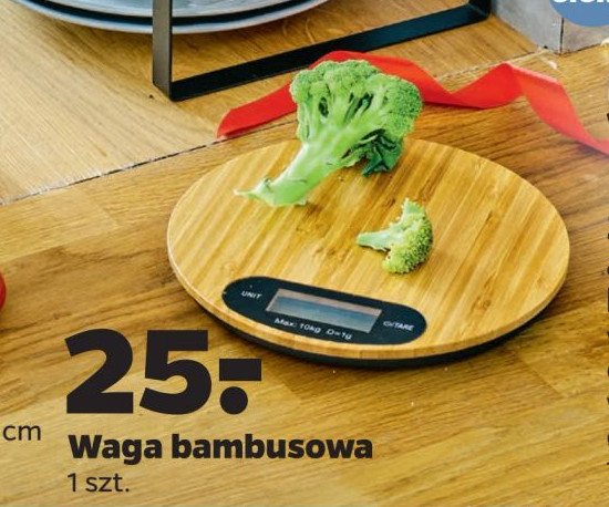 Waga kuchenna bambusowa promocja w Netto