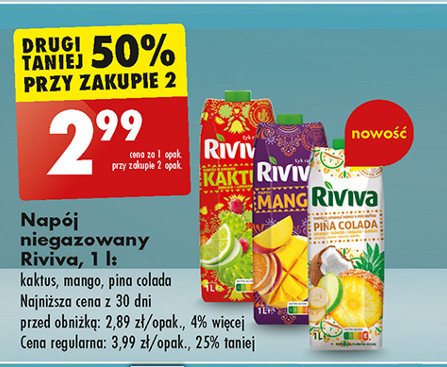 Napój mango Riviva promocja