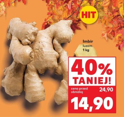 Imbir luzem 1 kg promocja w Kaufland