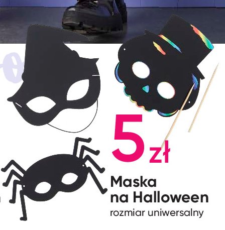 Maska na halloween promocja
