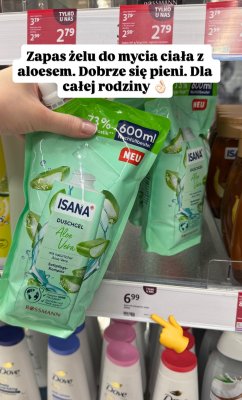 Zapas żelu do mycia ciała z aloesem promocja w Rossmann