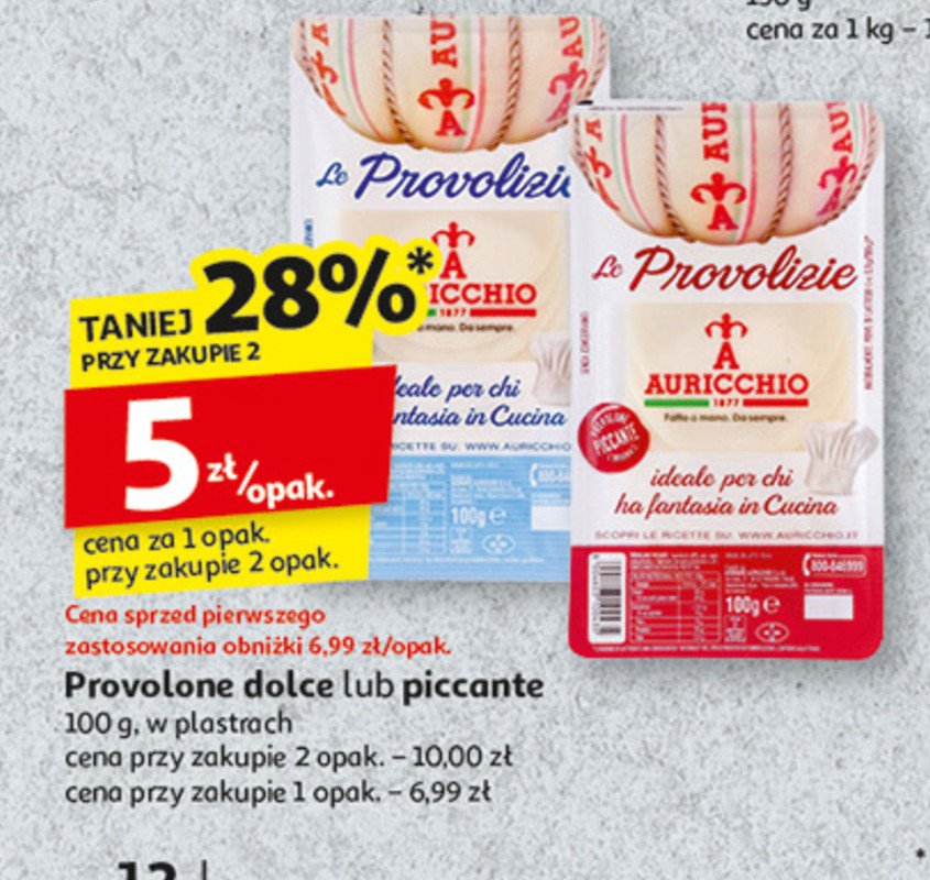 Ser le provolizie AURICCHIO promocja