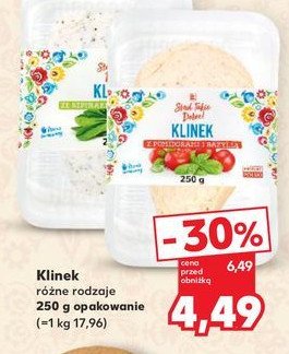Klinek z pomidorami i bazyli膮 K-classic st膮d takie dobre! promocja