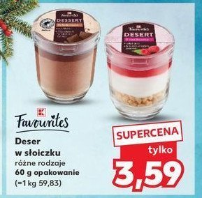 Deser w słoiczku tiramisu K-classic favourites promocja