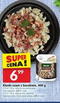 Kluski szare z boczkiem, 400 g promocja w Twój Market