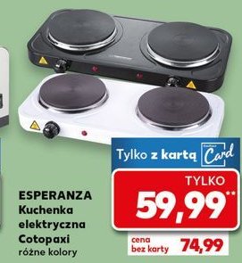 Kuchenka elektryczna cotopaxi Esperanza promocja w Kaufland