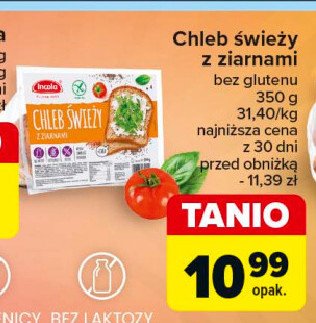 Chleb z ziarnami bezglutenowy Incola promocja