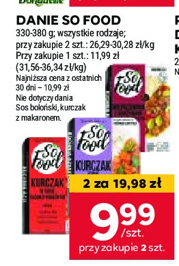 Kurczak curry z ry偶em So food promocja