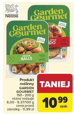 Produkt roślinny GARDEN GOURMET promocja w Carrefour