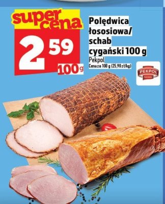 Polędwica łososiowa/schab cygański 100 g Pekpol promocja w TOPAZ