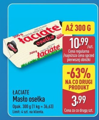 Masło osełka 300 g promocja w Aldi