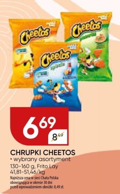 Chrupki cheetos promocja w Chata Polska