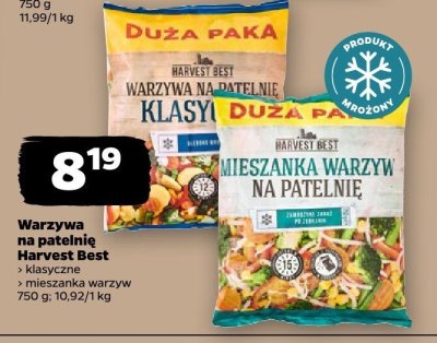 Mieszanka warzyw na patelnię promocja w Netto