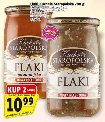 Flaki Nowoczesne po zamojsku Kuchnia Staropolska Graal promocja w Prim Market