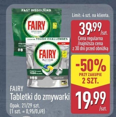 Tabletki do zmywarki 21/29 szt. promocja w Aldi