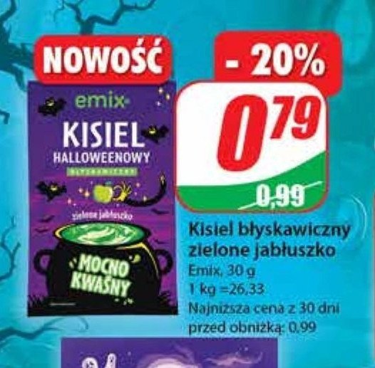 Kisiel zielone jab艂uszko Emix promocja