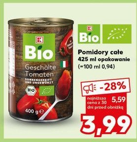 Pomidory całe K-classic bio promocja