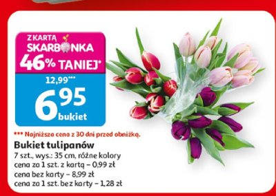 Bukiet tulipanów promocja w Auchan