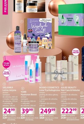 Zestaw SIELANKA Leśna Jężyna szampon do włosów 400 ml + maska i odżywka do włosów 250 ml + wycierka do włosów 100 ml promocja w Hebe