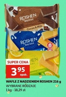 Wafelki kakaowe Roshen promocja