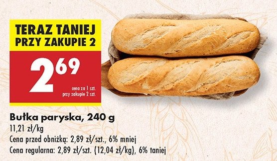 Bułka paryska promocja w Lidl