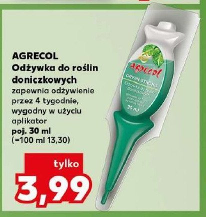 Odżywka do roślin doniczkowych Agrecol promocja