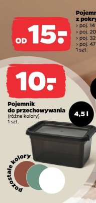Pojemnik do przechowywania 20 x 20 x 20 cm promocja w Netto