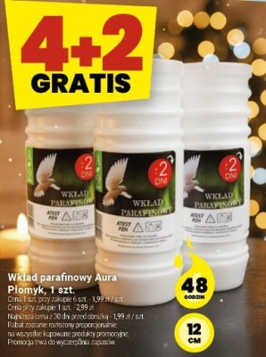 Wkład parafinowy Aura Płomyk promocja w Twój Market