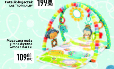 Mata gimnastyczna wesołe małpki Fisher-price promocja