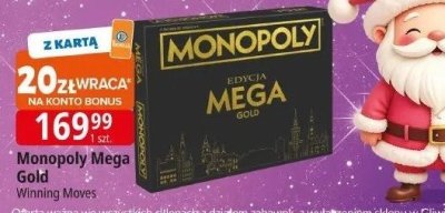 Gra Monopoly Mega Gold Winning Moves promocja w Leclerc