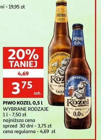Piwo Kozel 0% promocja