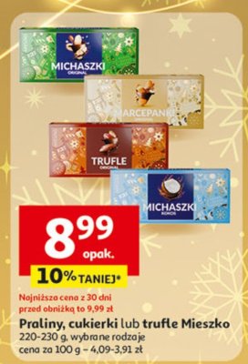Praliny, cukierki lub trufle Mieszko promocja w Auchan