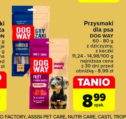 Przekąska dla psa filet z kaczki Dogway promocja