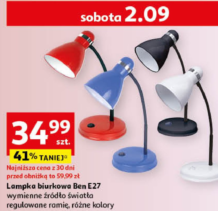 Lampka biurkowa ben Nilsen promocja