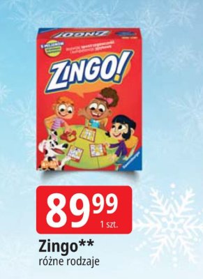 Gra Zingo różne rodzaje promocja w Leclerc