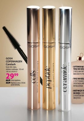 Tusz do rzęs GOSH COPENHAGEN Carelash różne rodzaje 10 ml promocja w Hebe