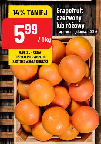 Grapefruit różowy promocja