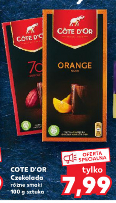 Czekolada gorzka 70% cacao z pomara艅cz膮 Cote d'or promocja