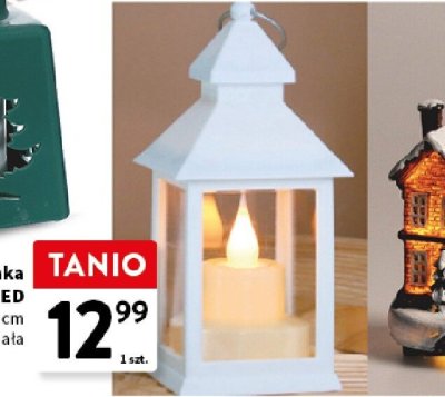 Latarenka LED 14 cm biała promocja w Intermarche