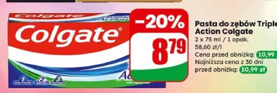 Pasta do zębów Triple Action promocja w Dino