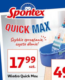 Wiadro quick max Spontex promocja